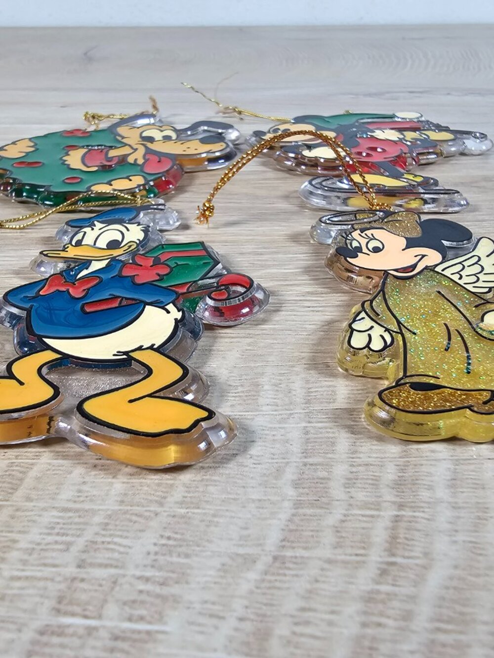 Monogram Productions Disney Mickey Mouse Christmas Ornaments Lot of 4 Pluto + - Picture 7 of 10